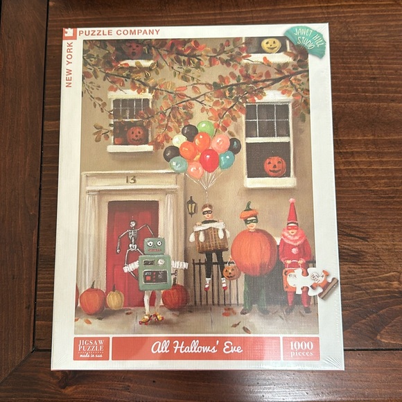 NY Puzzle Company- ALL HALLOWS' EVE- 1000piece- *NWT - Picture 2 of 7